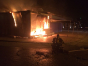 اللد: إضرام النار في محل السيد أبو يعقوب حسونة للخضار فجر اليوم 